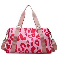 Women’s Large Lightweight Travel Gym Bag with Wet/Dry Separation - Carry-on Luggage for Men & Women Large rožinė