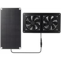 30W 12V Panel Exhaust Fan for Outdoor Chicken Coop Greenhouse