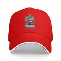 FULLMETAL ALCHEMIST The Elric Bros Baseball Cap Visor tactical cap hiking hat Hat Unisex Women Unisexs