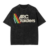 benber Hot Game Arc Raiders Outfit T Shirt Men Washed Oversized Heavy Cotton Tee Shirts  Acid Wash Clothes Hip Hop Short Sleeve Female Male Tee Shirt M