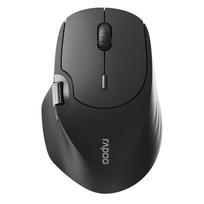 RAPOO MT560 Wireless Bluetooth Mouse - Quiet, Compact, 7-Stage DPI Switching, Supports 6 Devices, Side Scrolls, Rechargeable, Ergonomic Design,