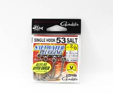 Gamakatsu 67657 Single Hook 53 Salt Plugging Lure Hook Size 2/0 (0843)