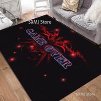 Gamer Game Over Carpet Doormat Corridor Hallway Sofa Bedside Entrance Mat Step Rug for Bedroom Living Room Playroom Dropshipping 40x60cm