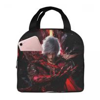 Devil May Cry Game Insulated Lunch Bag for Women Children Portable Food Boxes Thermal Lunch Box Tote One Size