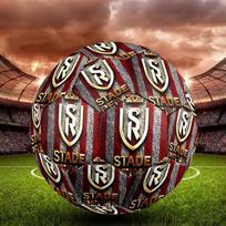 1pc Reims LOGOIndoor Soccer Ball Colorful All Ages Machine Stitched PVC Competition Ready Durable High-Bounce HE3