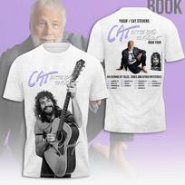Cat Stevens On The Road To Find Out Book Tour 2026 3D T-Shirt S