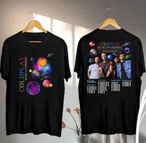 Coldplay Music Of The Spheres Tour 2026 Shirt Coldplay Band Concert Shirt L