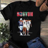 Bill Russell And Ted Williams Signatures Cotton Shirt A355 XXXXL