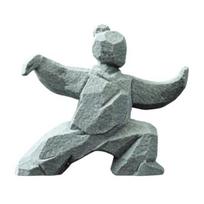 Tai Chi Sculpture, Compact Kung Fu Martial Arts Decor for Desk, Tea Table & Curio Shelf, Multifunctional Tea Pet & Scholar Ornament