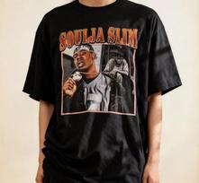Soulja Slim Gift For Fans Heavy Cotton Black S-5XL Unisex Shirt XL