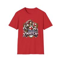 English Knight Soccer Shield 'This Is Not My First Match' Football Children's Children's T  Children's T-shirt 110