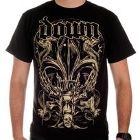 DOWN cd lgo FLEUR DE LIS CREST Official SHIRT SMALL New pantera OOP S