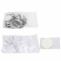 Poafamx Button Badge Machine, Button Badge Maker, 100 Badge Pieces (58mm material (100 pieces))