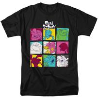 Ren And Stimpy - Ren And Stimpy Warhol 2 -  Unisex Children's T-shirt - Black 110