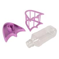 Automatic Reptile Water Feeder Safe Purple Fence Reptile Water Drinker Dispenser with Bottle for   Reptile Supplies