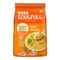 Tata Soulfull Masala Oats+ With Millets, Mast Masala, 500g, Real Vegetables, 25% Millets, Non Sticky , Evening Snack, Healthy Snack