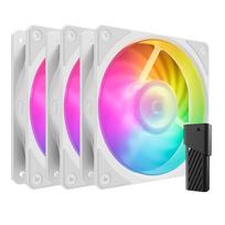Cooler Master Mobius 120P ARGB White 3-Pack Fan Kit [ MFZ-M2DW-243P2-R1 ]