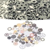 100g Mixed Alloy Metal Steampunk Gears Antique Steampunk Gears  Crafting Jewelry Making