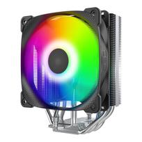 GEOMETRIC FUTURE Prawn CPU Cooler, Side Fan Air Cooling, 4 All-Copper Heat Pipes, Offset Design, Equipped with [Squama 2501B], Authorized Japanese