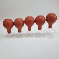 Five-Piece Thickened Glass Vacuum Cupping Set