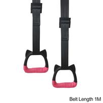 For Home Kids Gym Ring With Adjustable Straps Buckles Indoor Fitness Gymnastics Rings Non-Slip Bear Load 200KG Exercise Rings
