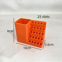 20/25/50/100Holes Screwdriver Bit Storage Tool Plastic Save Space Batch Header Organiser Tool Box Perforated Board Bracket