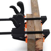 4 Inch Woodworking Work Bar Mini F Clamp Clip Set DIY Carpentry Hand Tool Hard Quick Ratchet Release Gadget Orange