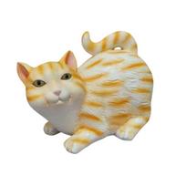 Decorative Cat Tissue Holder Funny Cat Tissue Box Cover Cute Resin Cat Butt Tissue Holder For Bathroom Vanity Countertop