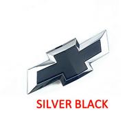 ABS Plastic Car Grille Trunk Badge Front Rear Logos for Chevrolet Malibu XL Volando Cruze SILVERADO Lova Replacement Emblem 12.5x4.9cm sticker