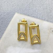 2024 UNOde50 Crystal-Encrusted Versatile Women's Earrings auksas