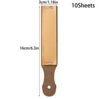 Eyebrow Pencil Tip Polishing Sandpaper Board Grinding Rub Brush Sharpening Tool for Fine Point Makeup Cosmetic Tool