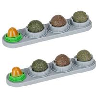 Practical-Catnip Ball Silvervine Catnip Ball Edible Kitty For Cats Lick, Safe Healthy Kitten