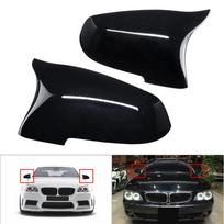 For BMW 5 Series F10 F11 F18 LCI side mirror cover caps glossy black 2014-2016