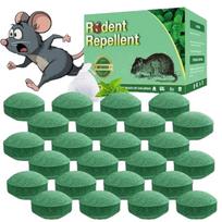 Natural Mint Rodent Repellent Pellets 24 Pieces Per Box Safe Non-Toxic Home Use Rodent Deterrent Pest Control Solution One Size