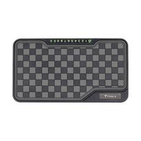 Car Dashboard Anti Slip Mat With Parking Number Plate Accessories For Tesla S X Cybertruck Model 3 Y Coil Bonina Highland SpaceX juoda
