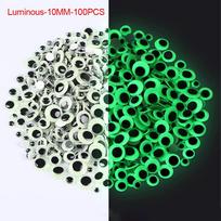6PCS Party Decoration Giant Googly Wiggle Eyes Self Adhesive Black White Black White Googly Eyes Glow In The Dark DIY Crafts