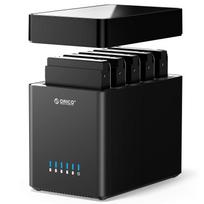 ORICO 3.5-inch HDD Enclosure, 5-Bay, USB 3.0 Connection, Magnetic Attachment Design, Supports 5 x 18TB Drives, SATA 3.0, 5-Bay Drive Case with