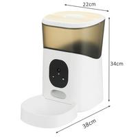 5L Automatic Smart Slow Food Pet Feeder Timing Feeder Cat Dog Electric Dry Food Dispenser Wifi Video APP Control