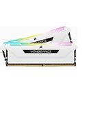 CORSAIR VENGEANCE RGB PRO SL DDR4 Memory 32GB (16GB x 2) 3200MHz Intel XMP Compatible CL16 Desktop PC White CMH32GX4M2E3200C16W