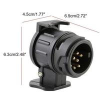 13 To 7 Pin Plug Adapter Durable Trailer Connector 12V Towbar Towing Plugs Socket Adapter Protect Connections A30 Connector
