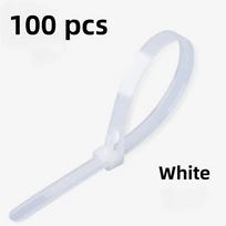 100 PCS Heavy Duty Self-locking Zip Ties Multi Purpose Car Instrument Zip Ties  Outdoor Use balta