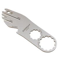 MTB Bike Disc Brake Rotor Alignment Truing Tool Bicycle Fork Cap Wrench For Suntour Bicycle Disc Flattening Correction Wrench Correction Wrench