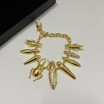 Fashion Alloy Beetle Bracelet Exaggerated Ladybugs Cicadas Beetle Beetle Necklace Gothic Adjustable Women's Necklace Gift
