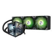 TRYX All-in-One Liquid CPU Cooler TRYX STAGE 360mm (120mm x3) ARGB Triple Fan Dual IPS LCD ASETEK Black [Authorized Domestic Distributor]