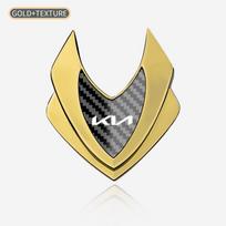 Car Metal Shield Emblem Car Side Fender Body Trunk Badge Sticker for Kia Sportage Ceed Picanto Rio ProCeed Niro 5 3 4 K7 K5 K8 K