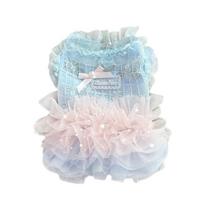 Trendy Breathable Puppy Tutu Dress Sweet Summer Pet Princess Dress Sleeveless Soft Dog Puffy Dress for Small Dog Cat