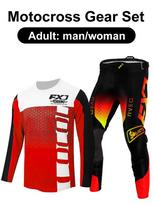 motocross gear set Enduro cross Jersey Pant Kits Racer Gear Set Off-road Mens Kits Women's mountain Downhill Motorcycle MX L-34