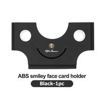 ABS Car Parking Ticket Clip Card Bill Holder Fastener Organizer For Alfa Romeo Giulia 147 Mito 156 159 166 GT Stelvio Brera