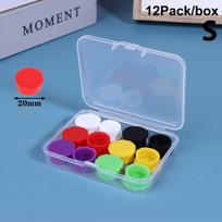 12/16/18 Pcs 3/5ML Glass Vials Protective Vial Caps For Insulin Bottles Leak-Proof Dust-Resistant Lids Cover For Flip Off Caps