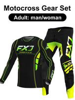 motocross gear set Enduro cross Jersey Pant Kits Racer Gear Set Off-road Mens Kits Women's mountain Downhill Motorcycle MX XL-36
